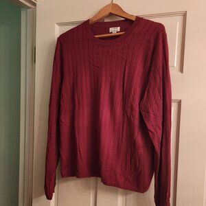 JCrew Factory Merino Wool Sweater - Berry Color- Size XXL